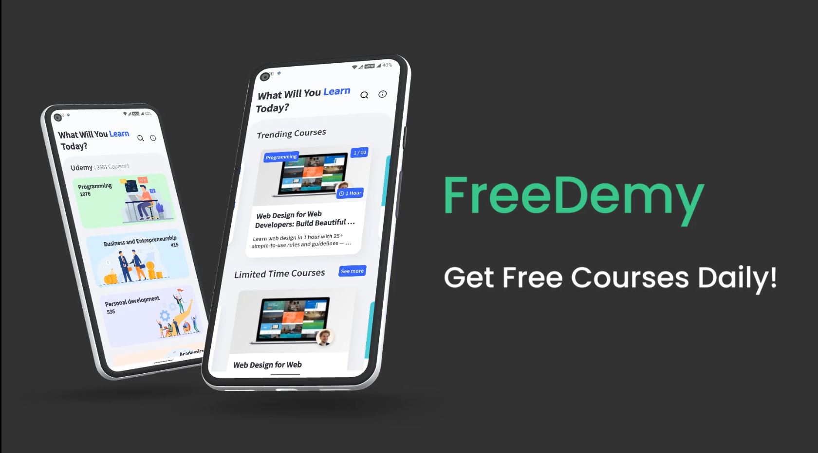 Mobile with Freedemy App